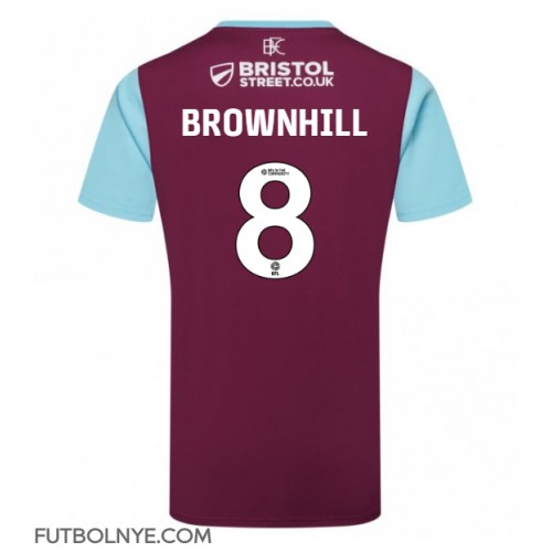 Camiseta Burnley Josh Brownhill #8 Primera Equipación 2024-25 manga corta